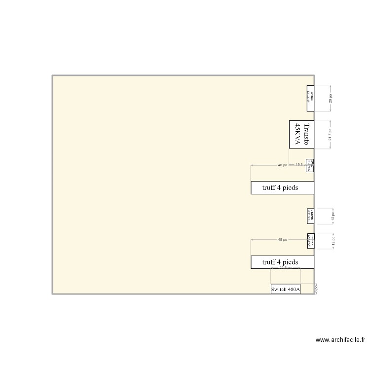 Agrandissement DJC. Plan de 0 pièce et 0 m2