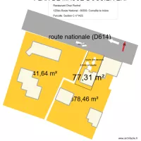 plan de masse Chez rachel