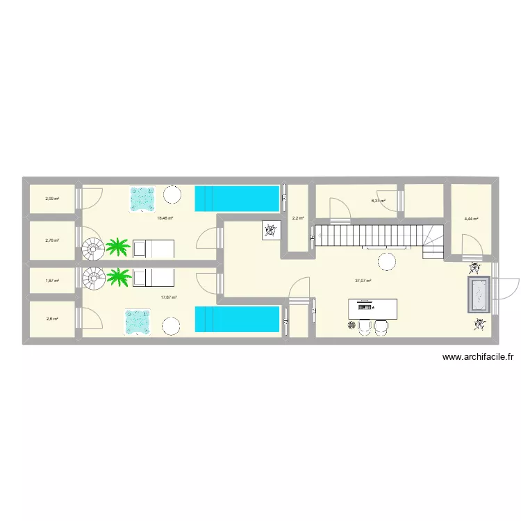 dpa des milla'mour. Plan de 