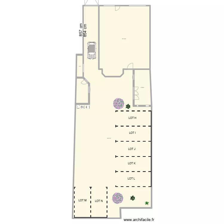 RDC TABAC PARKING H a N. Plan de 