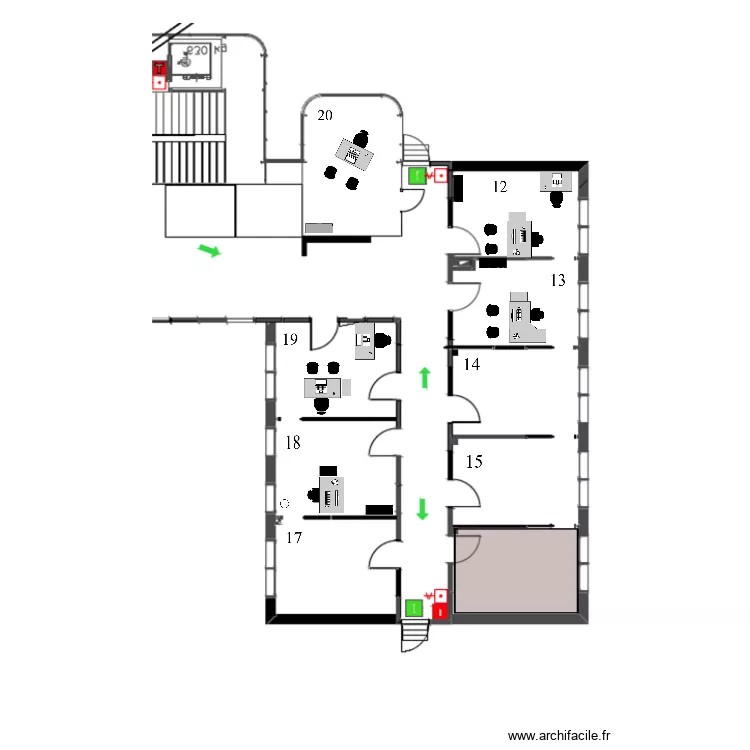 PLAN BUREAUX. Plan de 