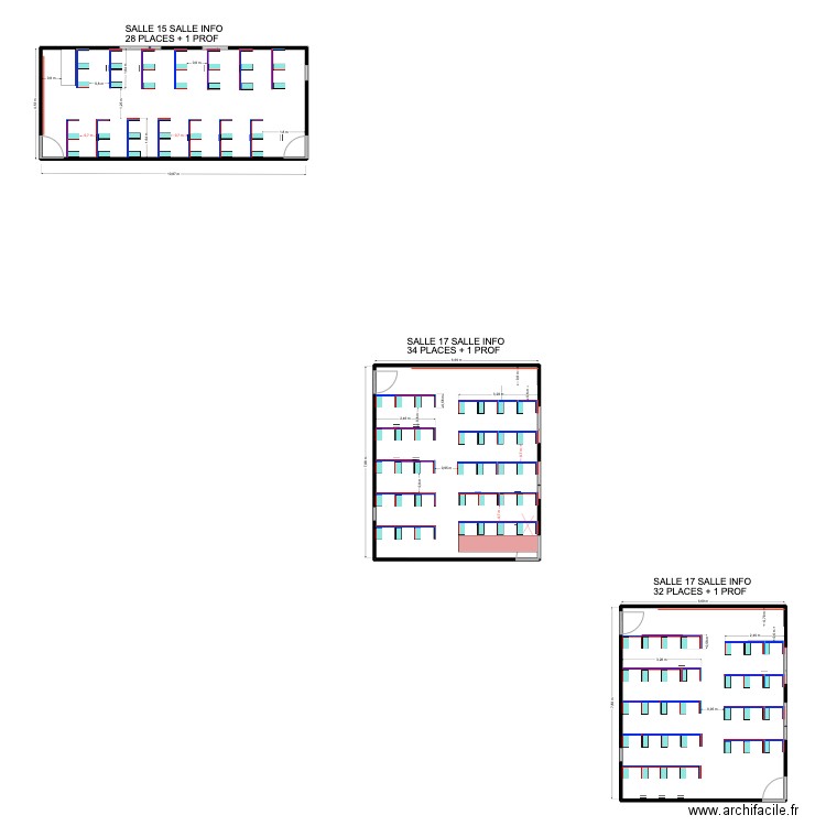 KELLER SALLE INFO. Plan de 3 pièces et 155 m2