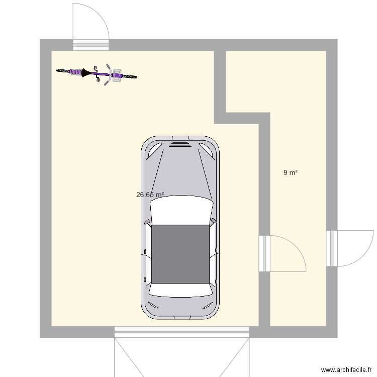 Garage 3. Plan de 0 pièce et 0 m2