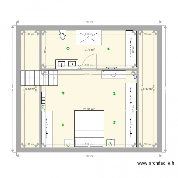 Villemomble etage 2. Plan de 0 pièce et 0 m2