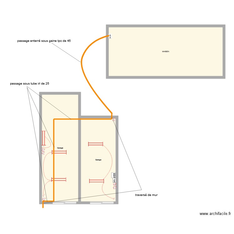 grubber garage. Plan de 0 pièce et 0 m2