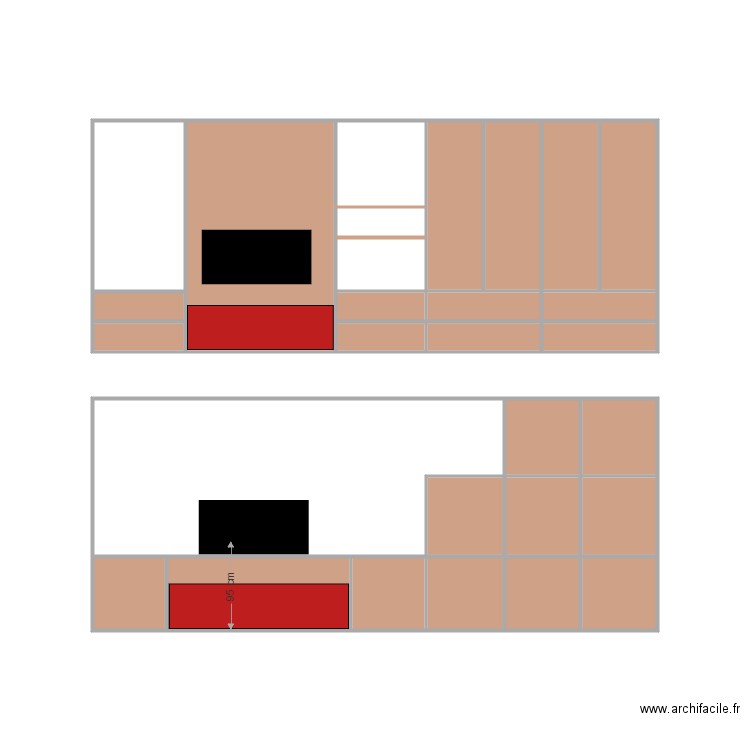 idées agencement mur salon. Plan de 0 pièce et 0 m2