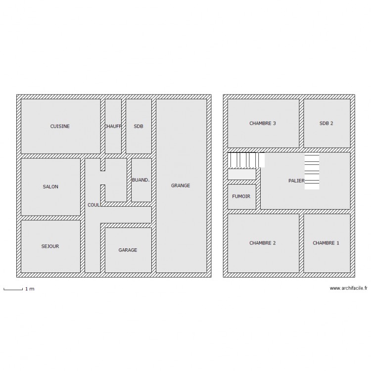 GRANDJEAN. Plan de 0 pièce et 0 m2