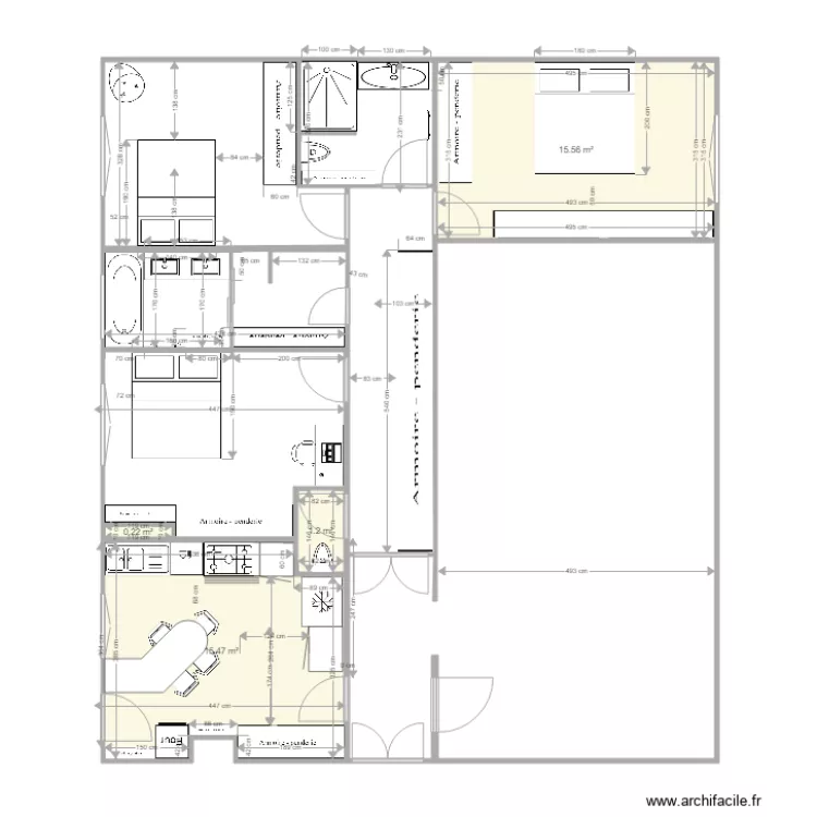 COULOIR A MOD 3. Plan de 