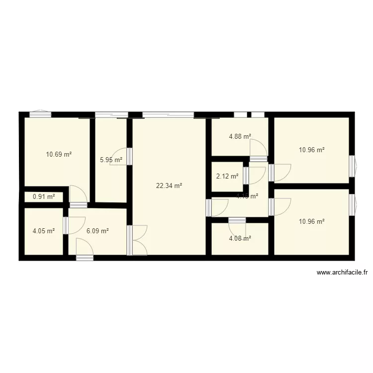 appart00. Plan de 