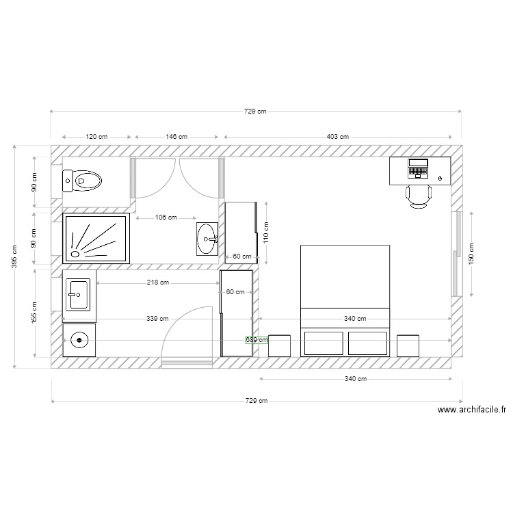 Iguana Bay. Plan de 0 pièce et 0 m2