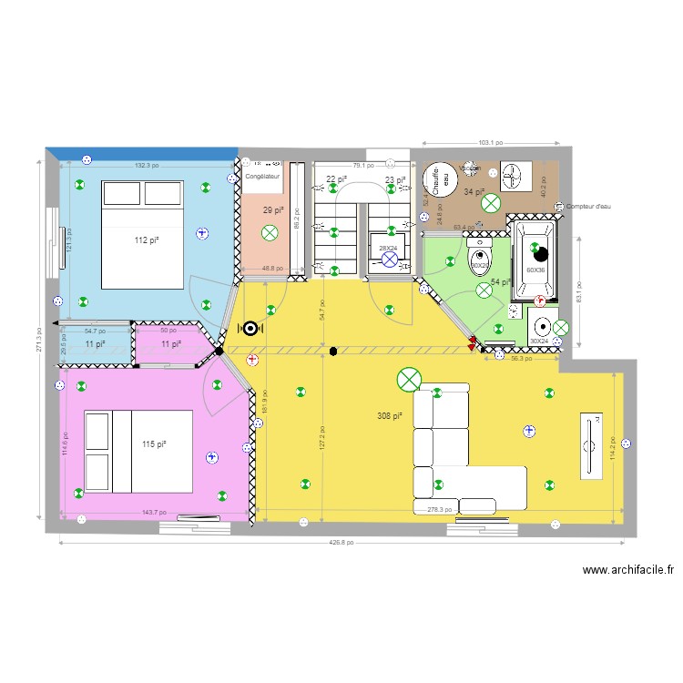 ssol chablis23. Plan de 0 pièce et 0 m2