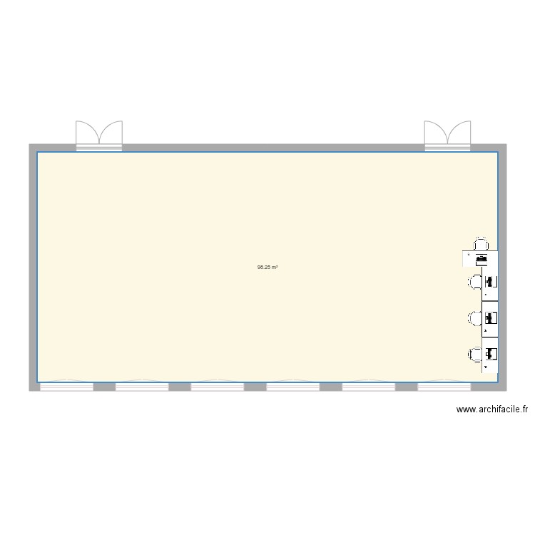 salle techno. Plan de 0 pièce et 0 m2