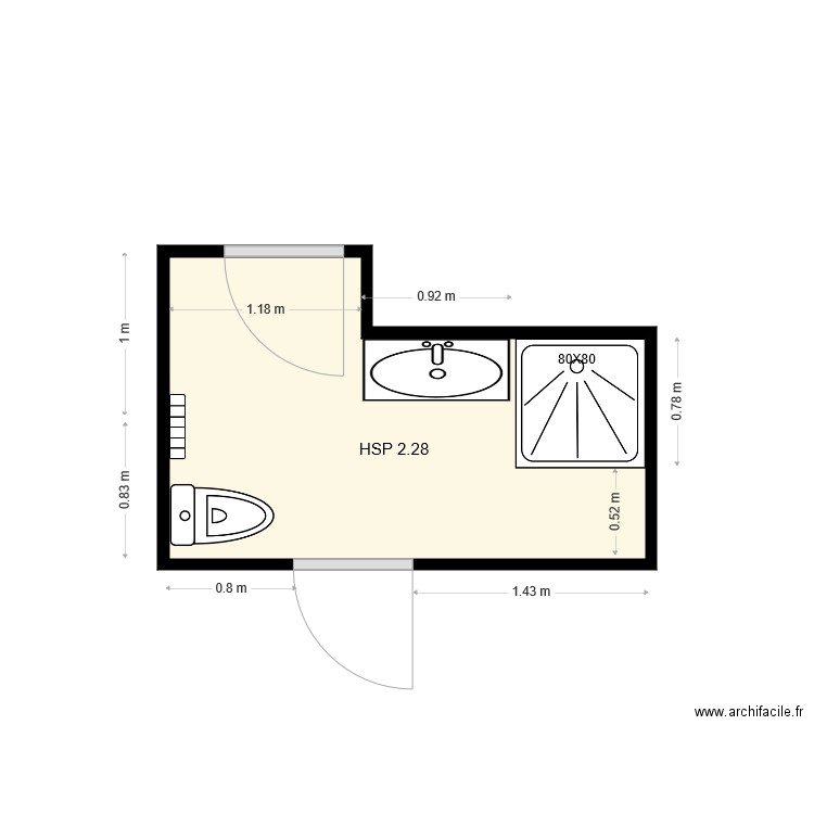 MARIS Existant. Plan de 0 pièce et 0 m2