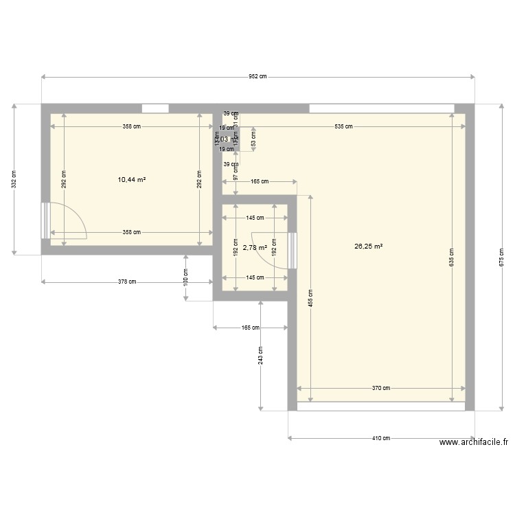 PROJET sainttulle . Plan de 0 pièce et 0 m2