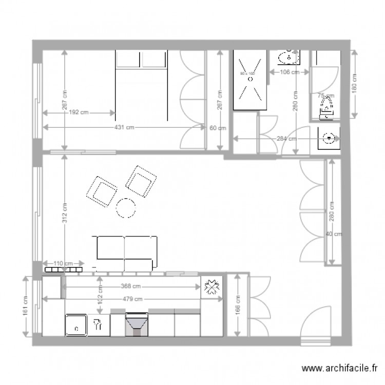 niogret 26 avril wc. Plan de 0 pièce et 0 m2