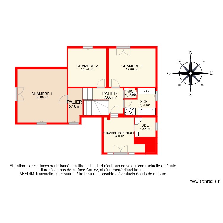 BI 6489 ETAGE. Plan de 0 pièce et 0 m2