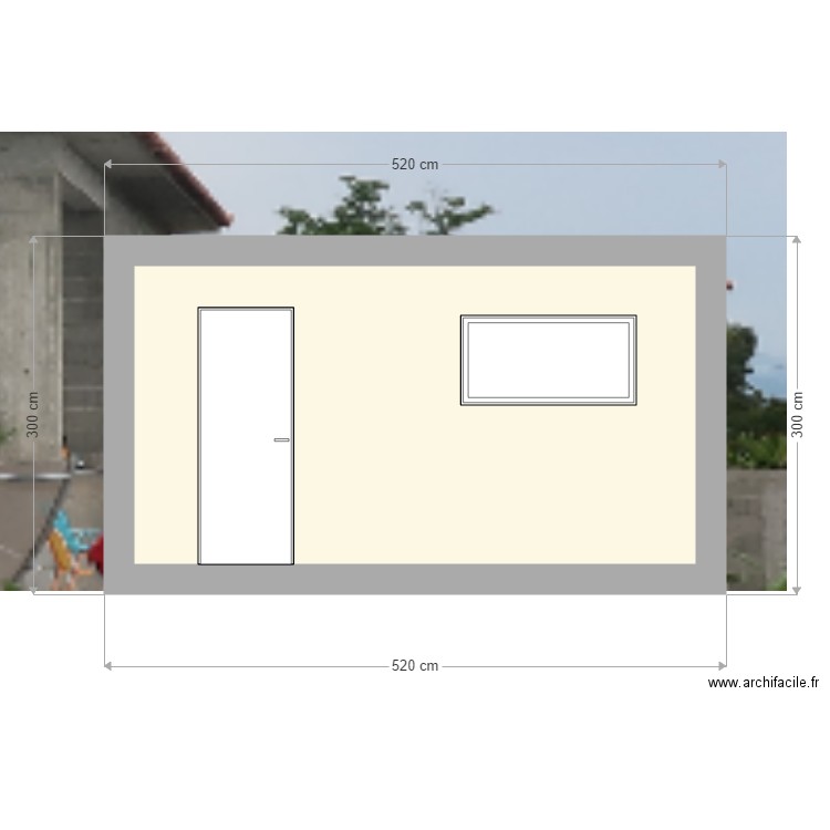 Extension maison. Plan de 0 pièce et 0 m2