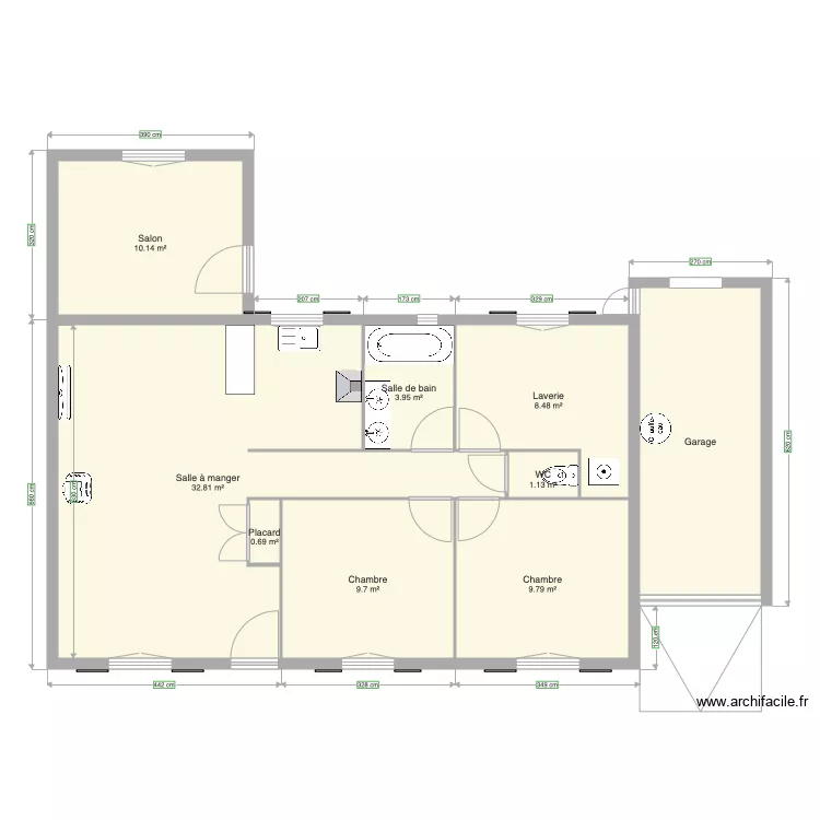 Maison garenne. Plan de Maison garenne. Plan de
