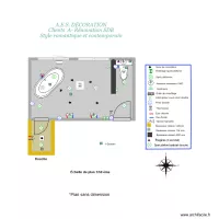 plan salle de bain  des ma&icirc;tres ,base sans dimension