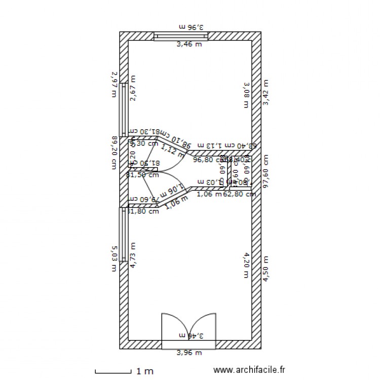 studio r neuve 22. Plan de 0 pièce et 0 m2