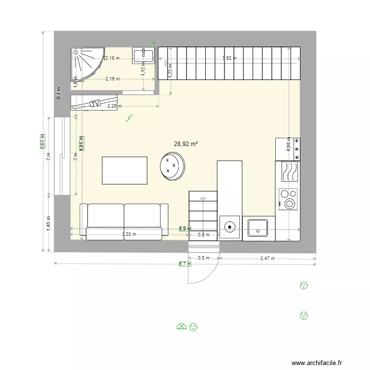 Etage RDC. Plan de Etage RDC. Plan de