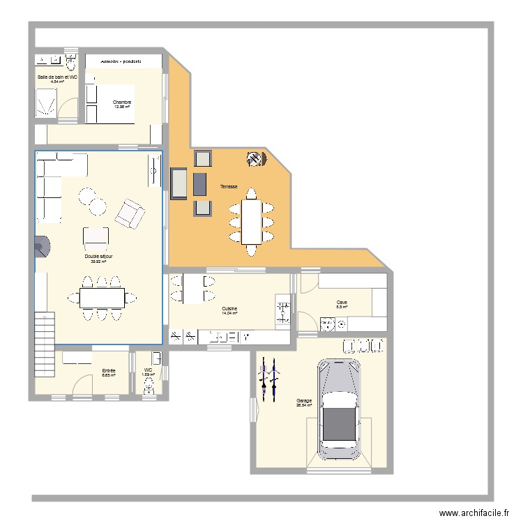 maison 4. Plan de 0 pièce et 0 m2