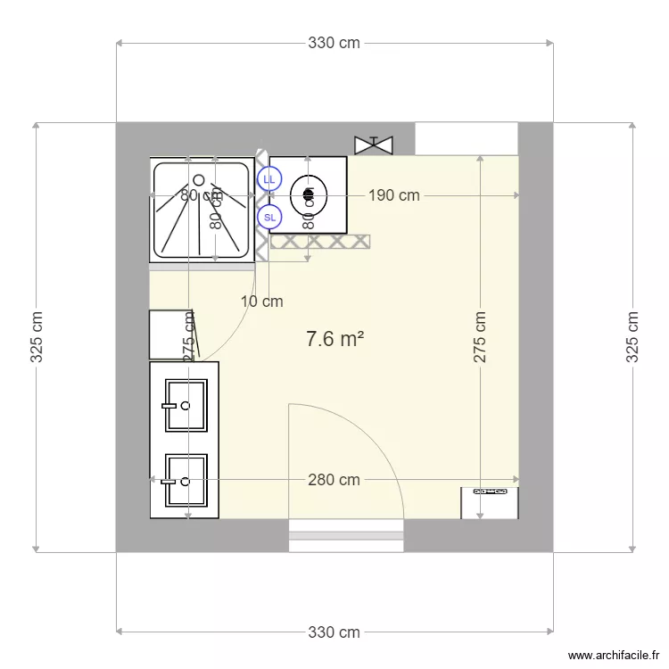 SdB Garçons v4. Plan de SdB Garçons v4. Plan de