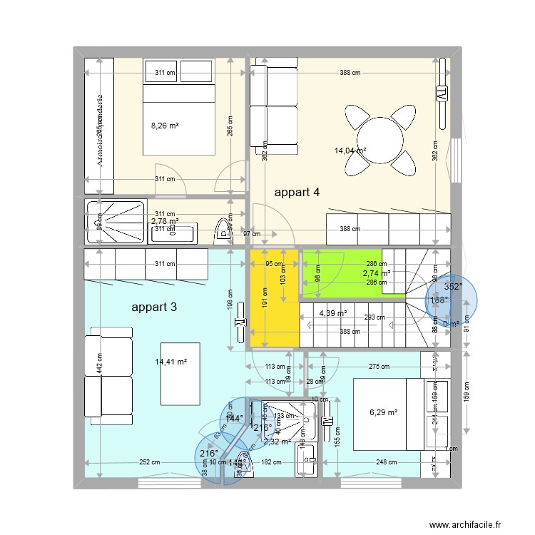 ANTIBES IMMEUBLE PLAN DIVISION. Plan de 0 pièce et 0 m2