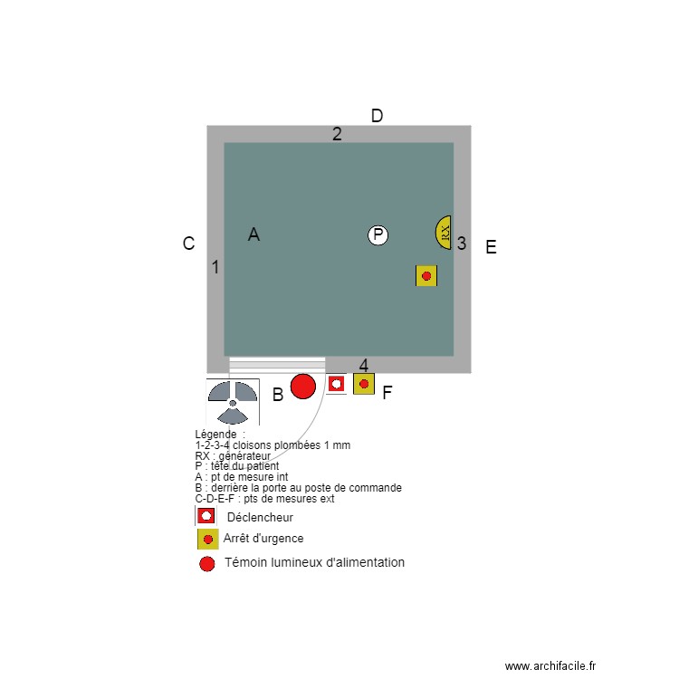 Salle panoramique Dr BOURZAC. Plan de 0 pièce et 0 m2