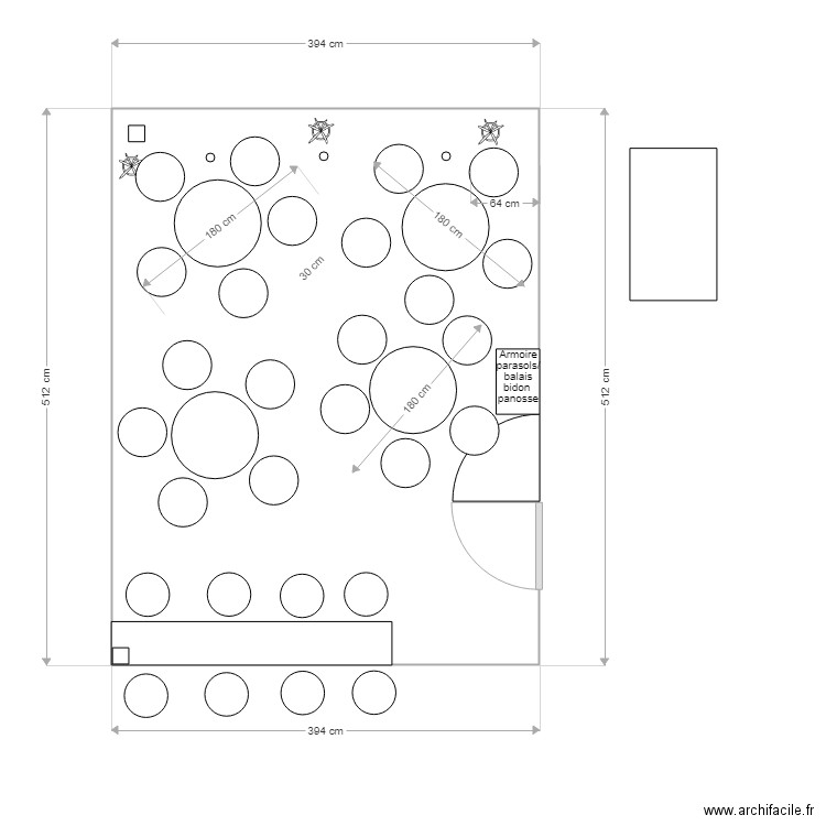 Plan terrasse 2019 Variante 2. Plan de 0 pièce et 0 m2