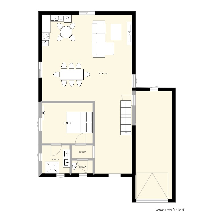 Maison kevin. Plan de 0 pièce et 0 m2