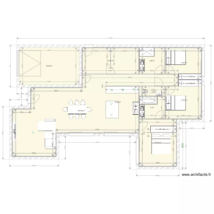 maison rouseau. Plan de 