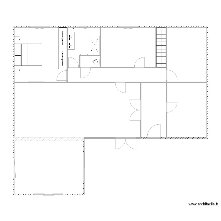 Plan RDC RAFINHA. Plan de 0 pièce et 0 m2