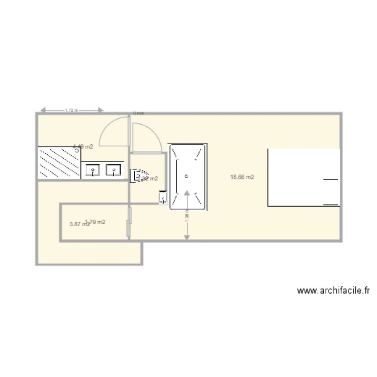 essai suite parentale 3. Plan de 0 pièce et 0 m2