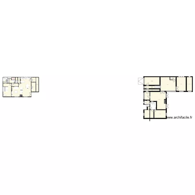 Castor  calque. Plan de 