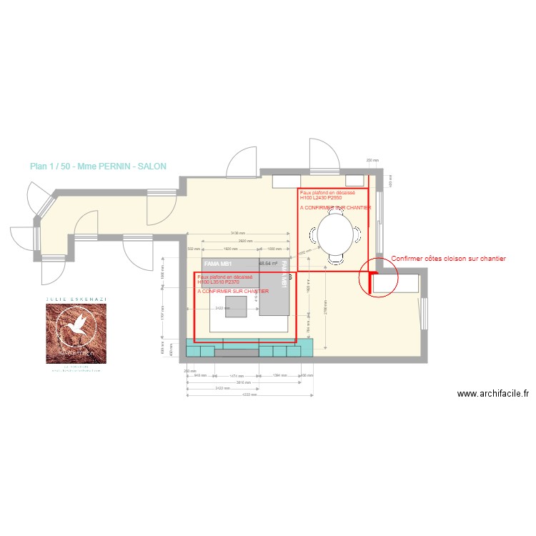 PERNIN  CANAPES FAMA. Plan de 0 pièce et 0 m2