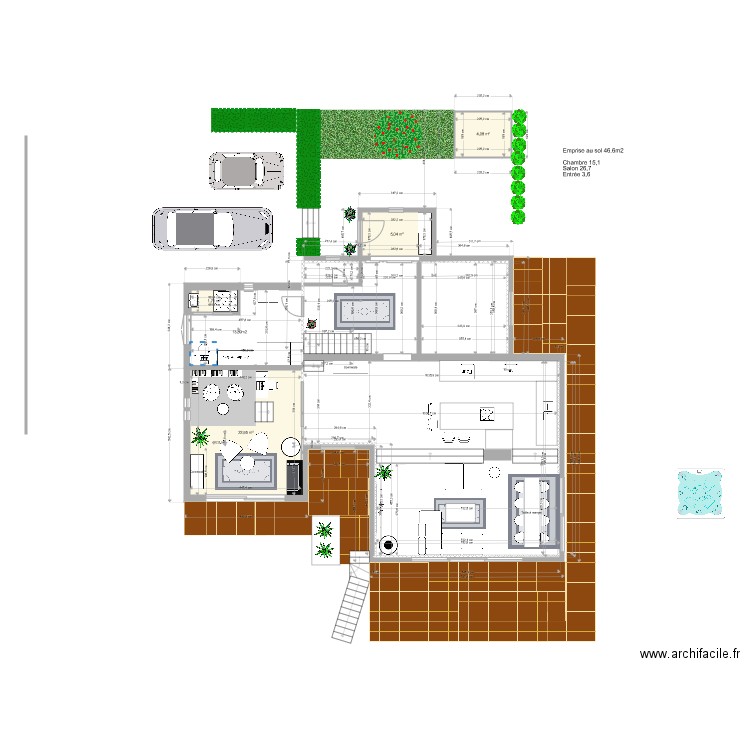 Extension 2. Plan de 0 pièce et 0 m2