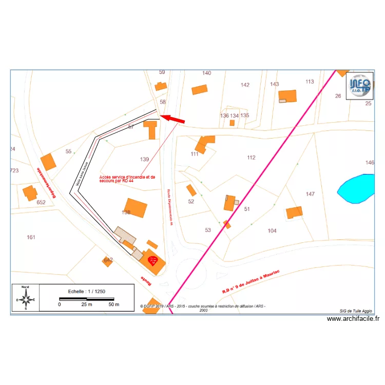 ACCES POMPIERS. Plan de 