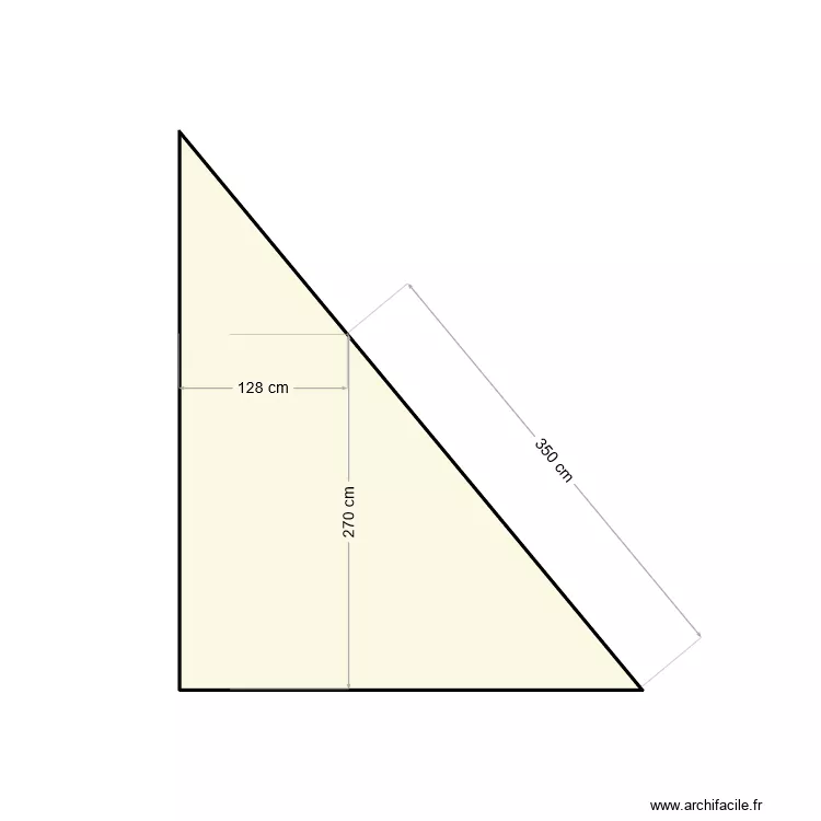Escalier de meunier. Plan de 