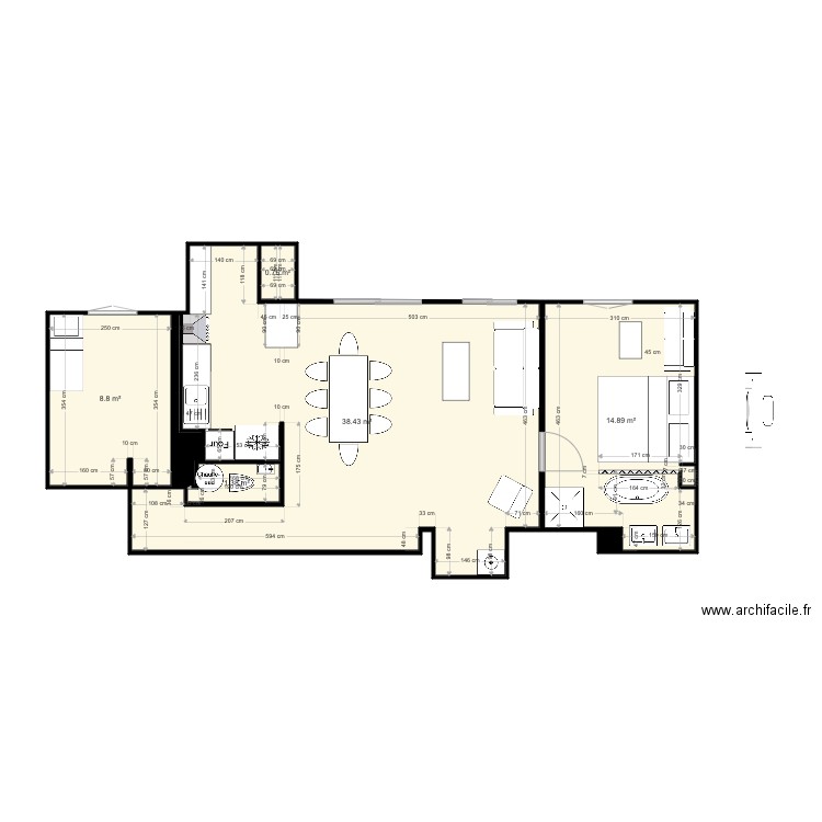 SAINT CLOUD SIMON. Plan de 0 pièce et 0 m2