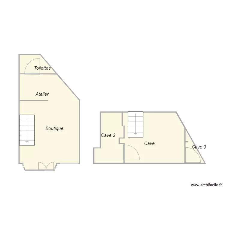 Croquis SCI SAF SAF. Plan de 