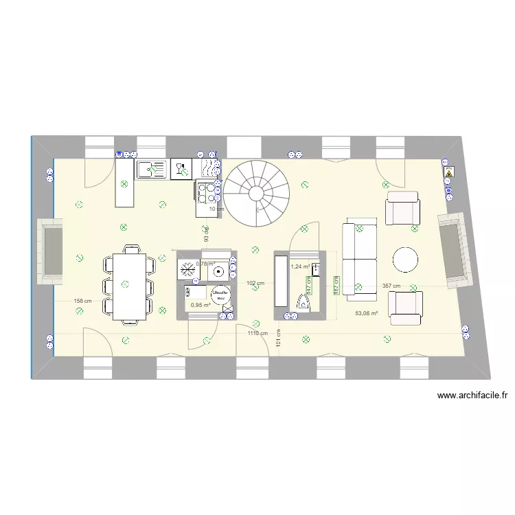 Lanildut rdc 2 ilots. Plan de 