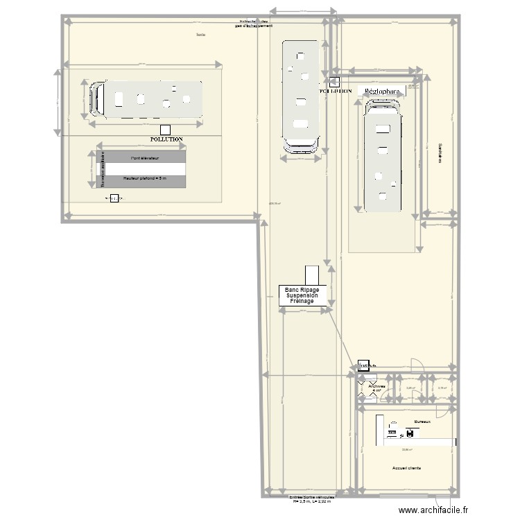 CCT VL CHALON EN CHAMPAGNE. Plan de 6 pièces et 500 m2