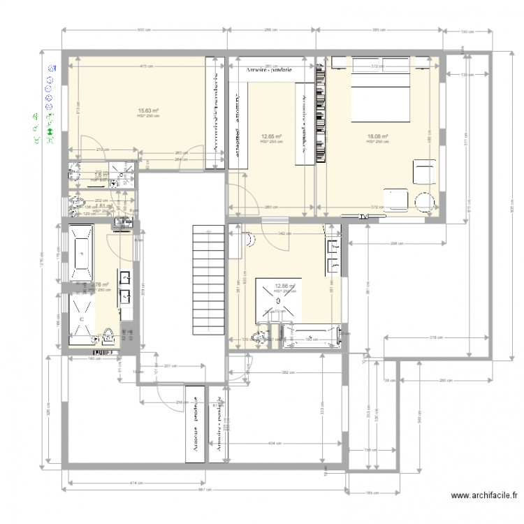 1 ER plan elec. Plan de 0 pièce et 0 m2