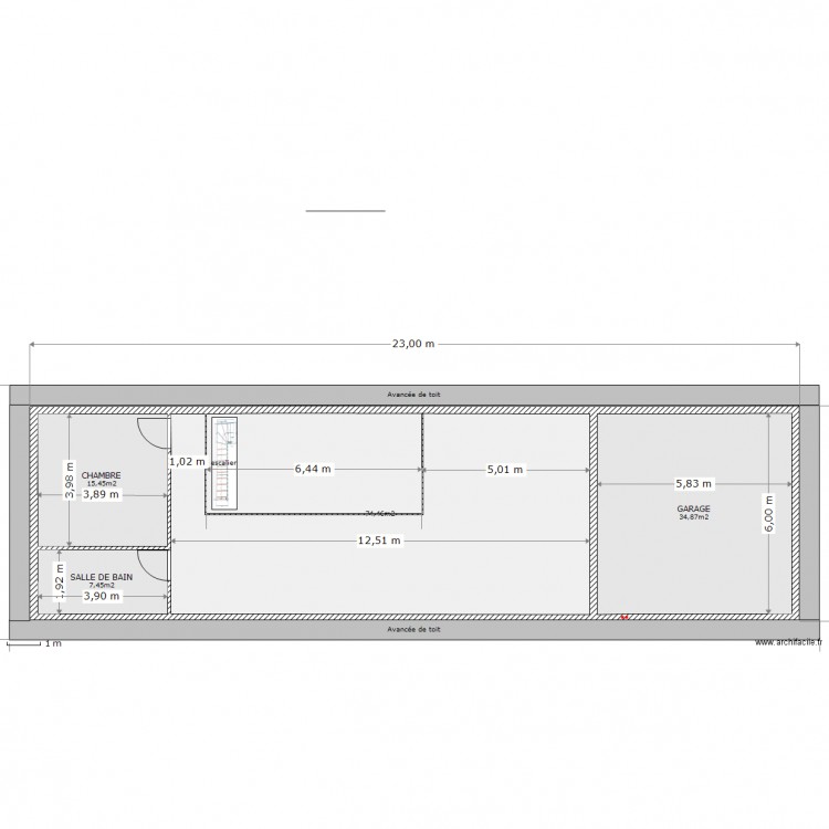 Etage 100e . Plan de 0 pièce et 0 m2