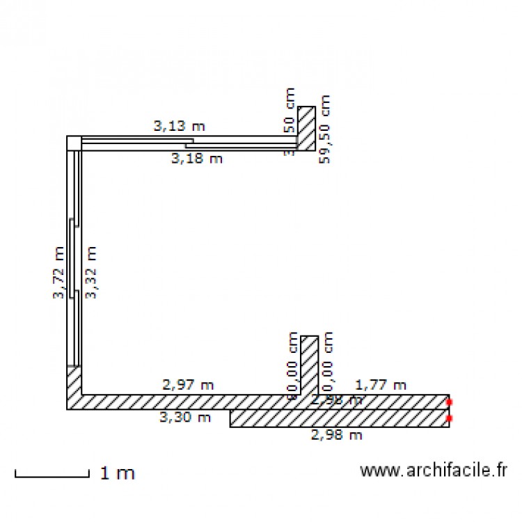 Debroise Plan extension. Plan de 0 pièce et 0 m2