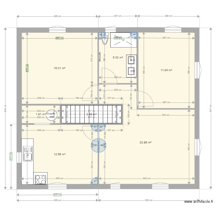 lambert violet 1er etage projet 2. Plan de 0 pièce et 0 m2