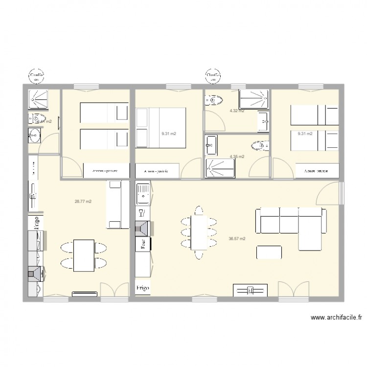 Locations Aléria Phenix 2. Plan de 0 pièce et 0 m2