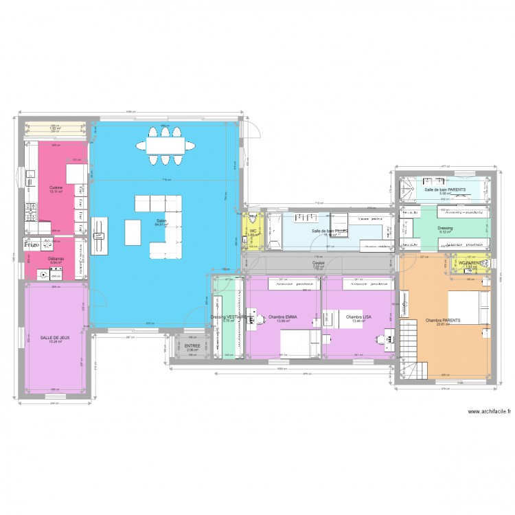 MAISON ROCBARON V4. Plan de 0 pièce et 0 m2