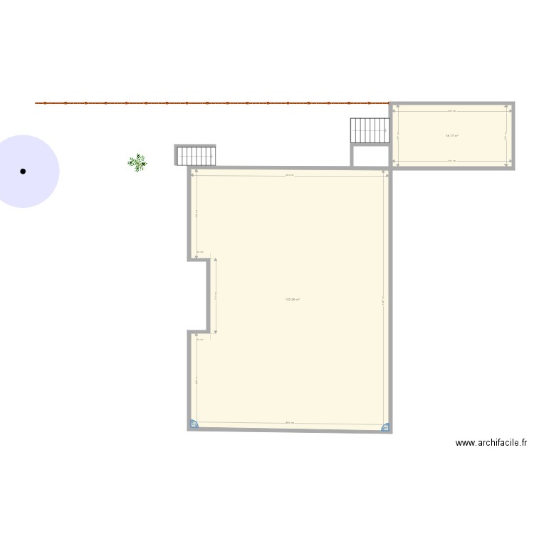 Jardin. Plan de 0 pièce et 0 m2